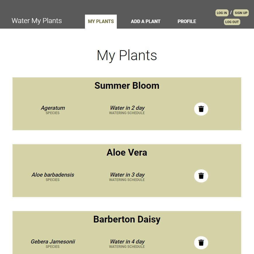 Water My Plants project preview